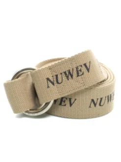 NUWEV Cintura in canvas e pelle