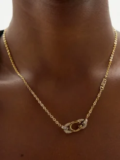 OH MY G Collana, charm con logo