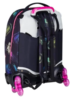 OPTICAL SHADE GIRL Zaino trolley 3 ruote, amovibile