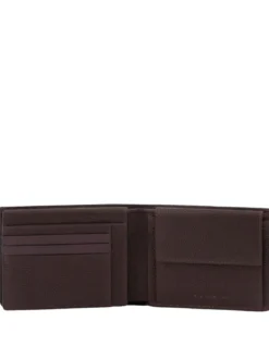PAAVO Portafoglio portamonete pelle con flap