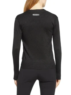 PEACEFUL Cardigan lurex con bottoni