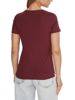 PEARLS LOVE TRIANGLE T-shirt con stampa e applicazioni
