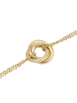 PERFECT Bracciale con charm cerchi intrecciati