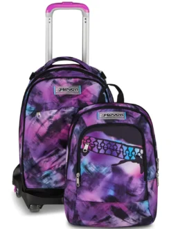 PINK FUSION Zaino Trolley sganciabile