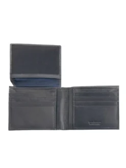 PLAIN Portafoglio in pelle con flap