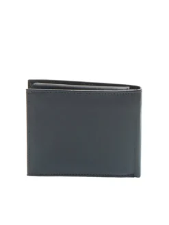 PLAIN Portafoglio in pelle con flap