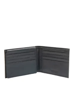 PLAIN Portafoglio in pelle con flap