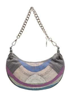 PLANETARIUM Borsa hobo mezzaluna con tracolla