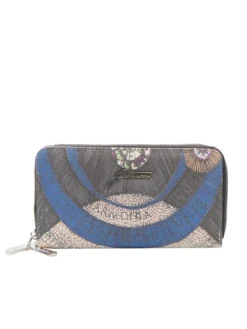 PLANETARIUM Portafoglio grande double zip