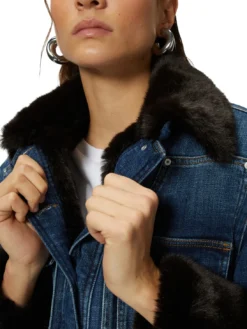 POP Giacca in denim con applicazioni