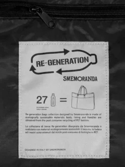 RE-GENERATION Borsone weekend in PET riciclato con tracolla