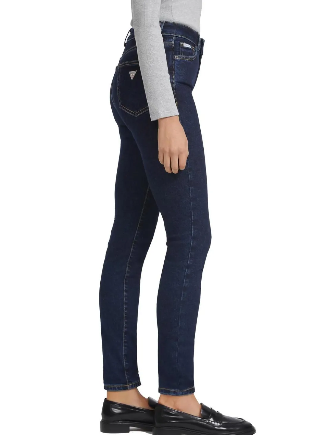 RISE Jeans skinny a vita alta