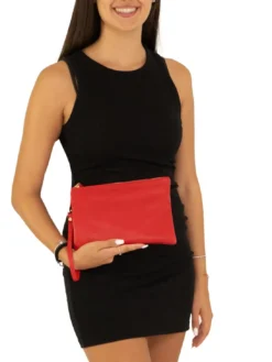ROBERTA Pochette in pelle dollaro