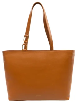 SAGITTA Borsa shopping a spalla, in pelle