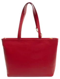 SAGITTA Borsa shopping a spalla, in pelle