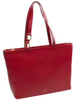 SAGITTA Borsa shopping a spalla, in pelle