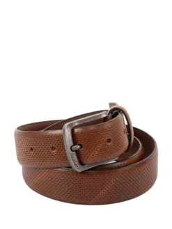 SANTA CROCE Cintura in pelle, Made in Italy