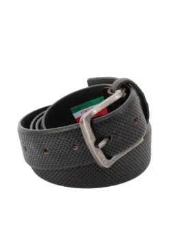 SANTA CROCE Cintura in pelle, Made in Italy