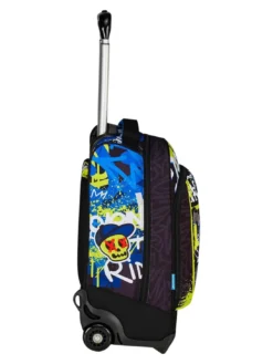 SCHOOL SKATE Zaino trolley 2 ruote, fisso