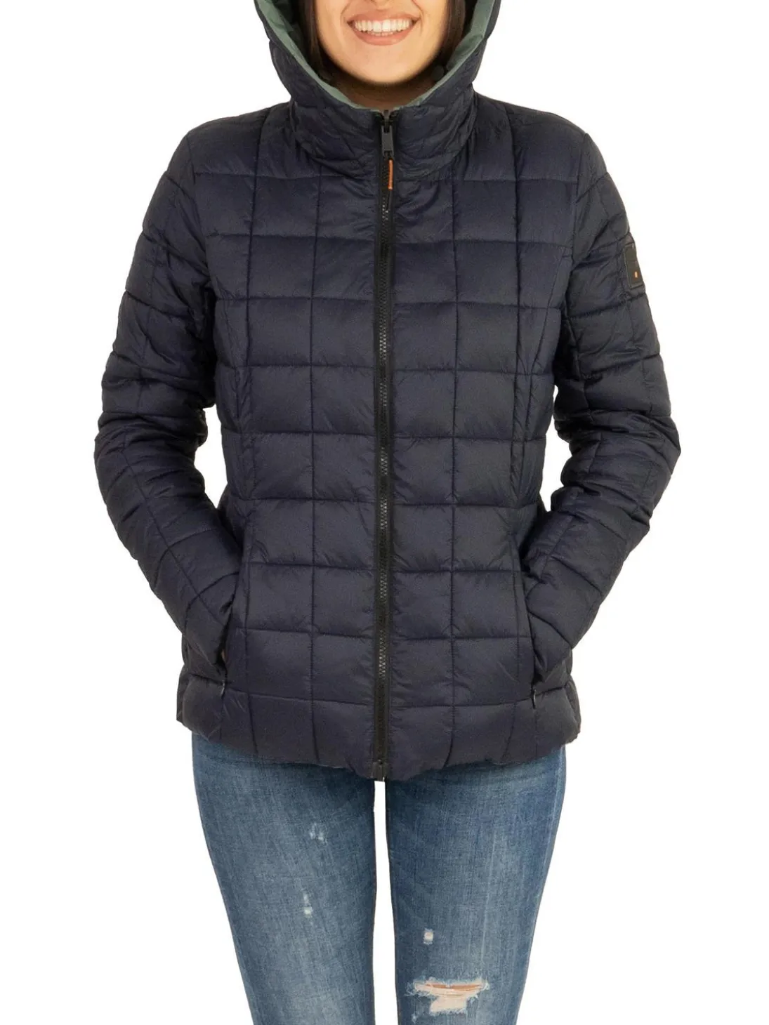 SCIRE NY DOUBLE Piumino double face con cappuccio