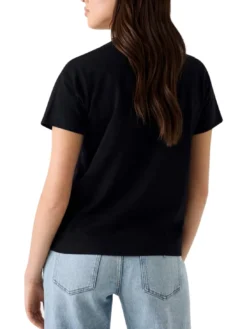 SEQUINS BIG LOGO T-shirt a manica corta, con logo grande