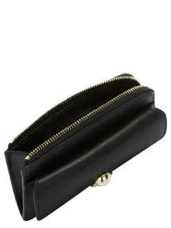 SFERA SOFT Portacarte con flap, in pelle