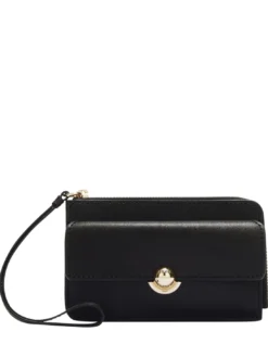 SFERA SOFT Portacarte con flap, in pelle
