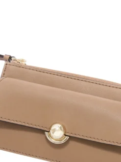 SFERA SOFT Portacarte con flap, in pelle