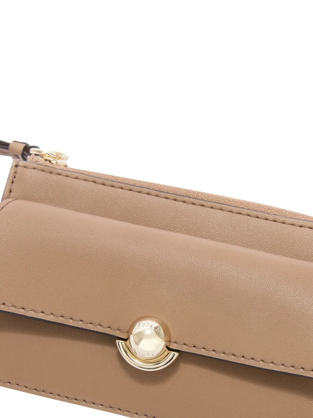 SFERA SOFT Portacarte con flap, in pelle