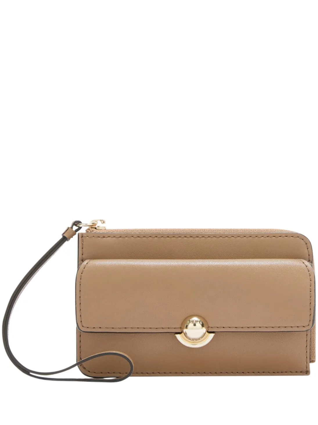 SFERA SOFT Portacarte con flap, in pelle