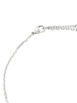 SHINING WINTER Collana con fiore e cristalli