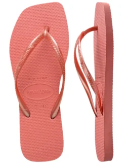 SLIM SQUARE Infradito punta quadrata
