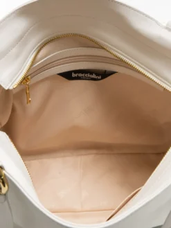 SOFIA Borsa a spalla in pelle con fiorellini