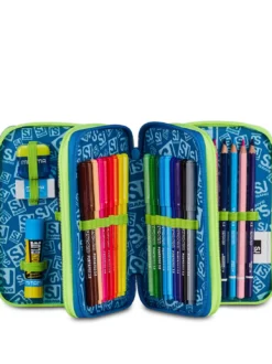 SOFT POUCH BOY Astuccio con Kit Scolastico