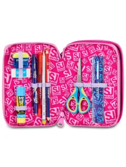 SOFT POUCH GIRL Astuccio con Kit Scolastico
