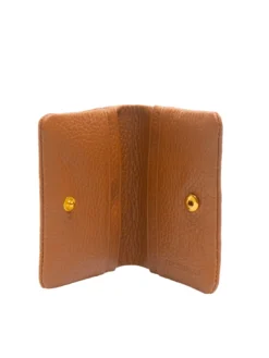 SOFTY Portacarte in pelle martellata