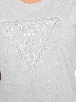 SS CN KRYSTAL TRIANGLE T-shirt manica corta borchie e strass