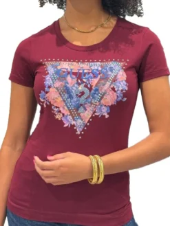 SS CN PEONY TRIANGLE T-shirt manica corta con stampa
