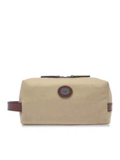 STORY Beauty case in pelle e canvas