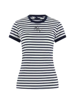 STRIPED MINI 4G LOGO Maglietta a righe