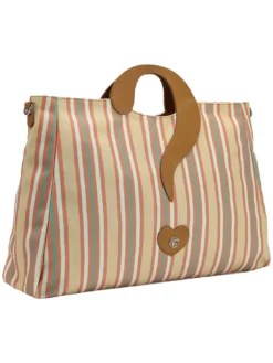 STRIPES Borsa shopping a mano, con tracolla
