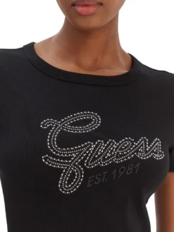 STUDS SCRIPT T-shirt manica corta slim fit