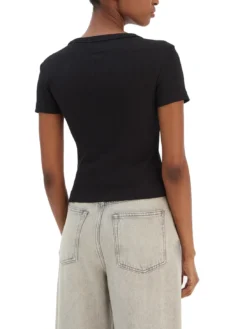 STUDS SCRIPT T-shirt manica corta slim fit