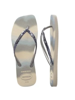 STYLESLIM SQUARE GLITTER Infradito squadrate