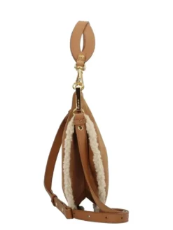 SUNUP ECO SHEARLING Borsa a spalla con tracolla
