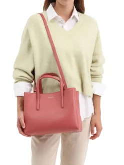 SWAP Borsa tote in pelle martellata