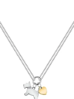 TALISMANI Collana in acciaio con cristalli