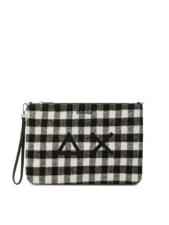 TARTAN Pochette con polisierina e tracolla