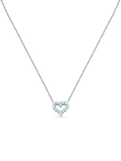 TESORI Collana con cuore e zirconi