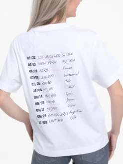 TOUR DATES T-Shirt in cotone